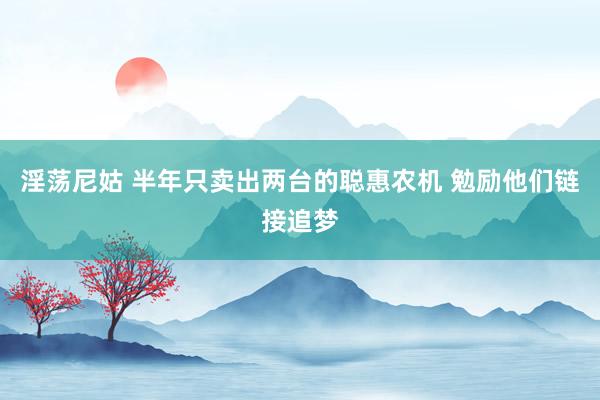 淫荡尼姑 半年只卖出两台的聪惠农机 勉励他们链接追梦